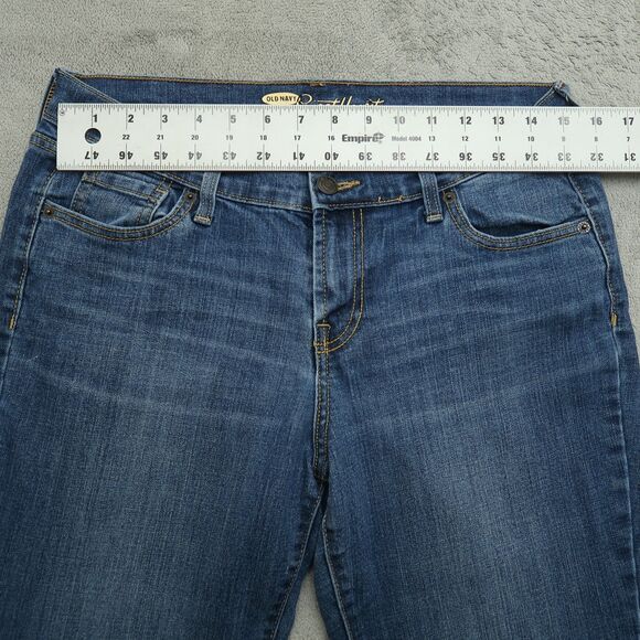 Old Navy Jeans Women's Size 10P Blue Mid-Rise The Sweetheart Bootcut 30" Inseam - Picture 15 of 16
